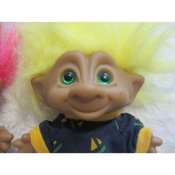 LOT OF 3 PARTIALLY DRESSED TROLL DOLLS BY ACE NOVELTY COMPANY - Picture 8 of 12